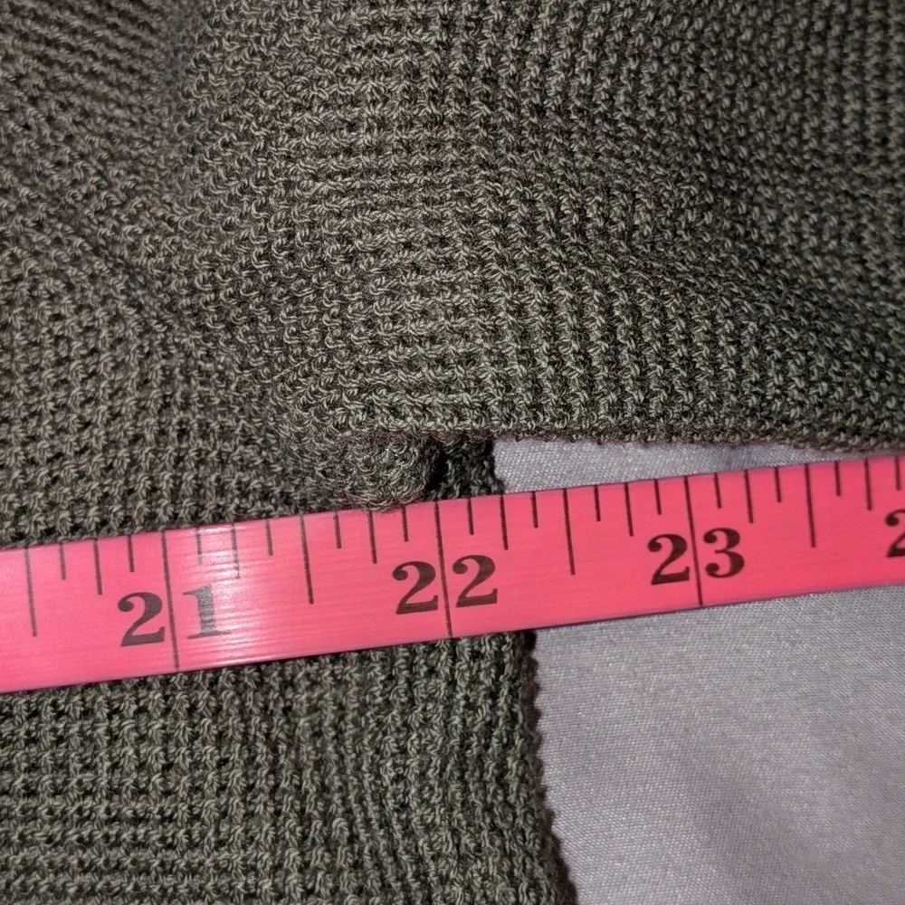 J.Crew‎ Mens Cotton Waffle Knit Sweater Polo Olive Green CQ401 Large NWT $110